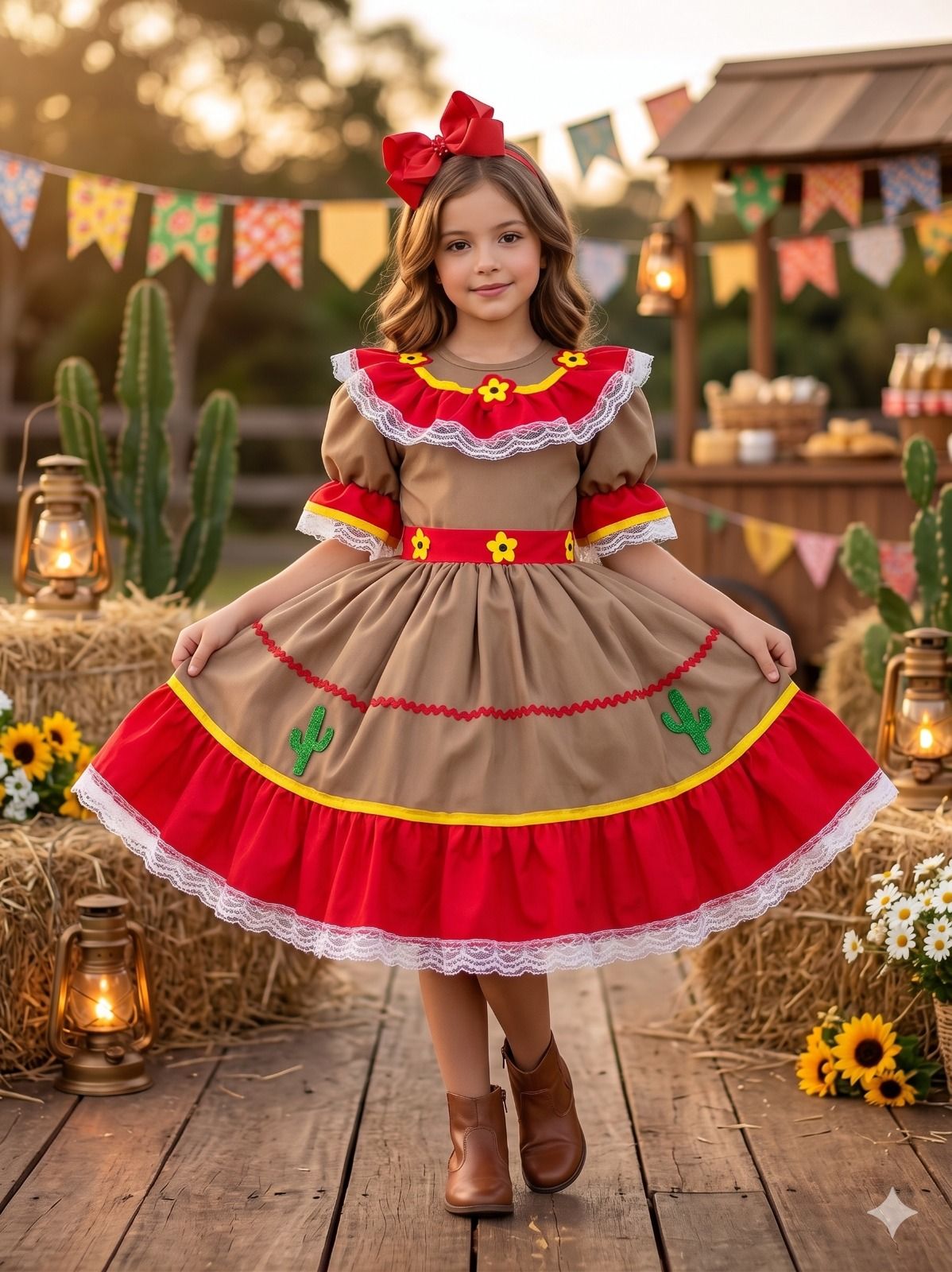 Fantasia Princesa Bebeloo Kids Cangaceiro/ Cangaceira | Bebeloo Kids