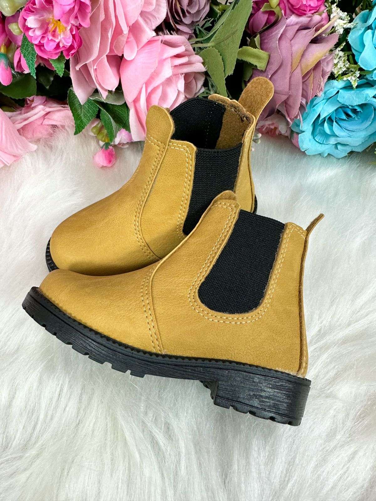 Bota Nilqi Masculina Mostarda | Bebeloo Kids