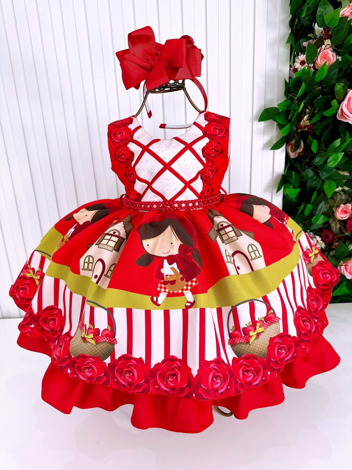 Vestido Princesa Bebeloo Kids Chapeuzinho Vermelho | Bebeloo Kids