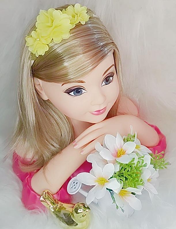 Faixa Flor e Strass Amarelo Claro - Charme e Delicadeza para os Cabelos | Bebeloo Kids