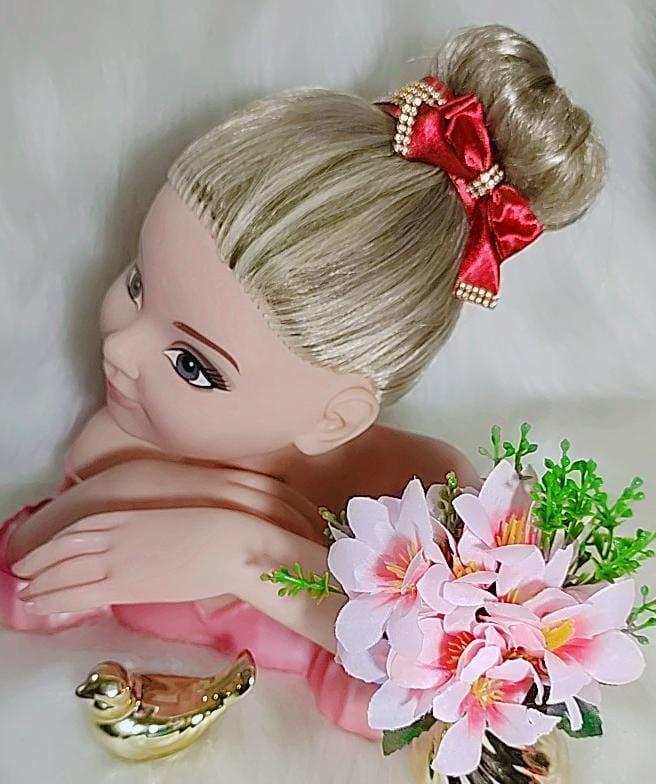 Porta Coque Vermelho Laço Strass - Toque Delicado para Completar o Visual | Bebeloo Kids