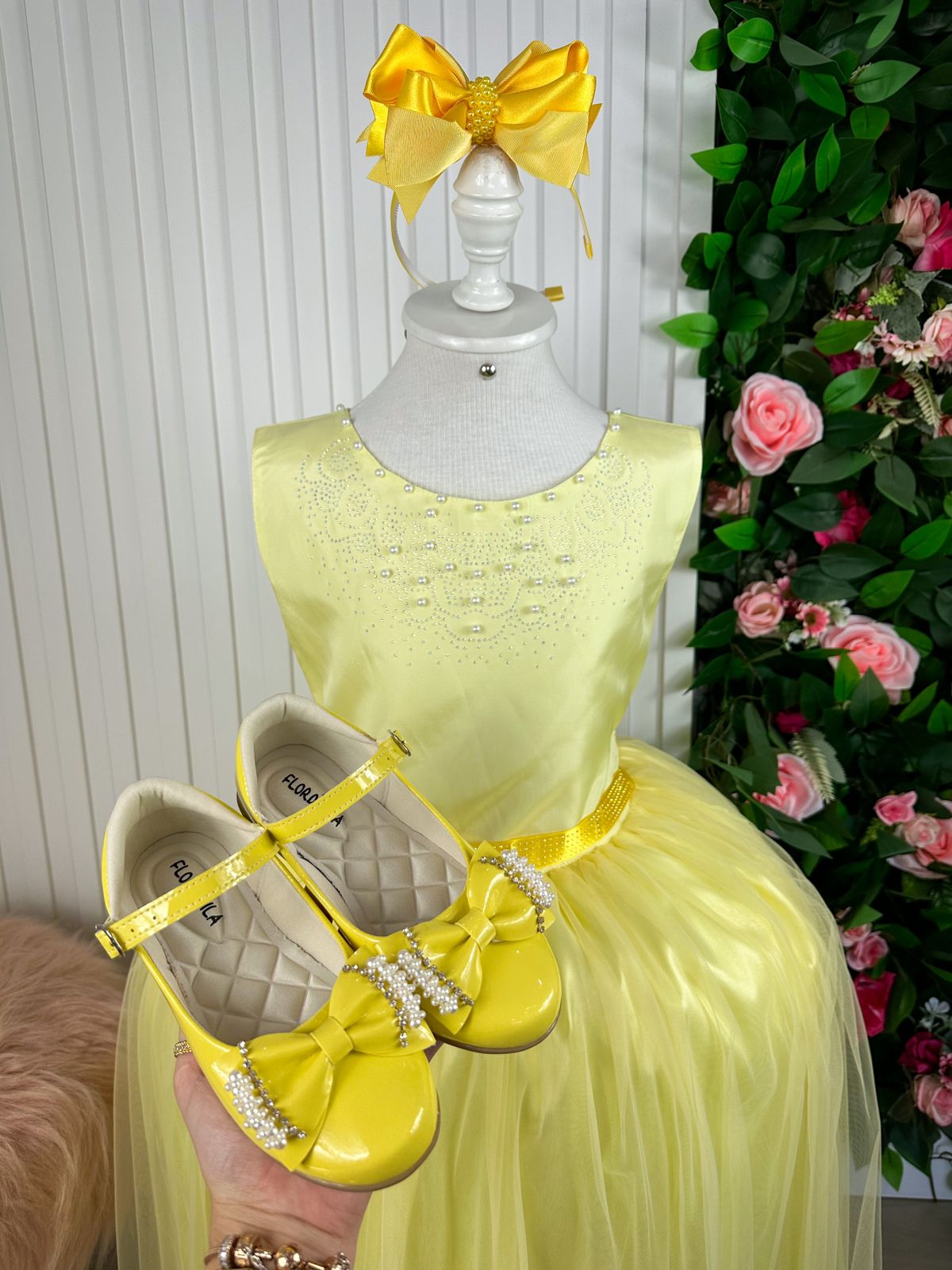 Vestido Infantil Enjoy Longo Regata Amarelo - Leveza e Elegância para Meninas | Bebeloo Kids