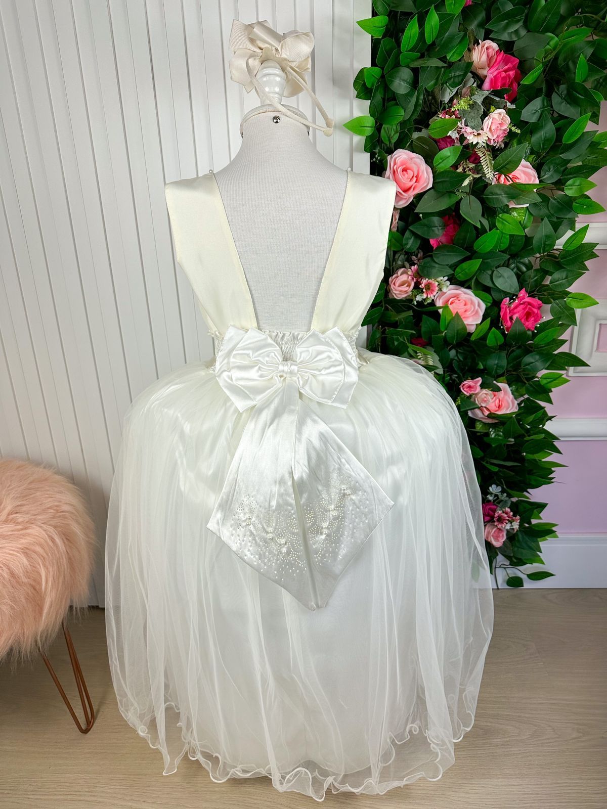 Vestido Infantil Enjoy Longo Regata Off - Leveza e Elegância para Meninas | Bebeloo Kids