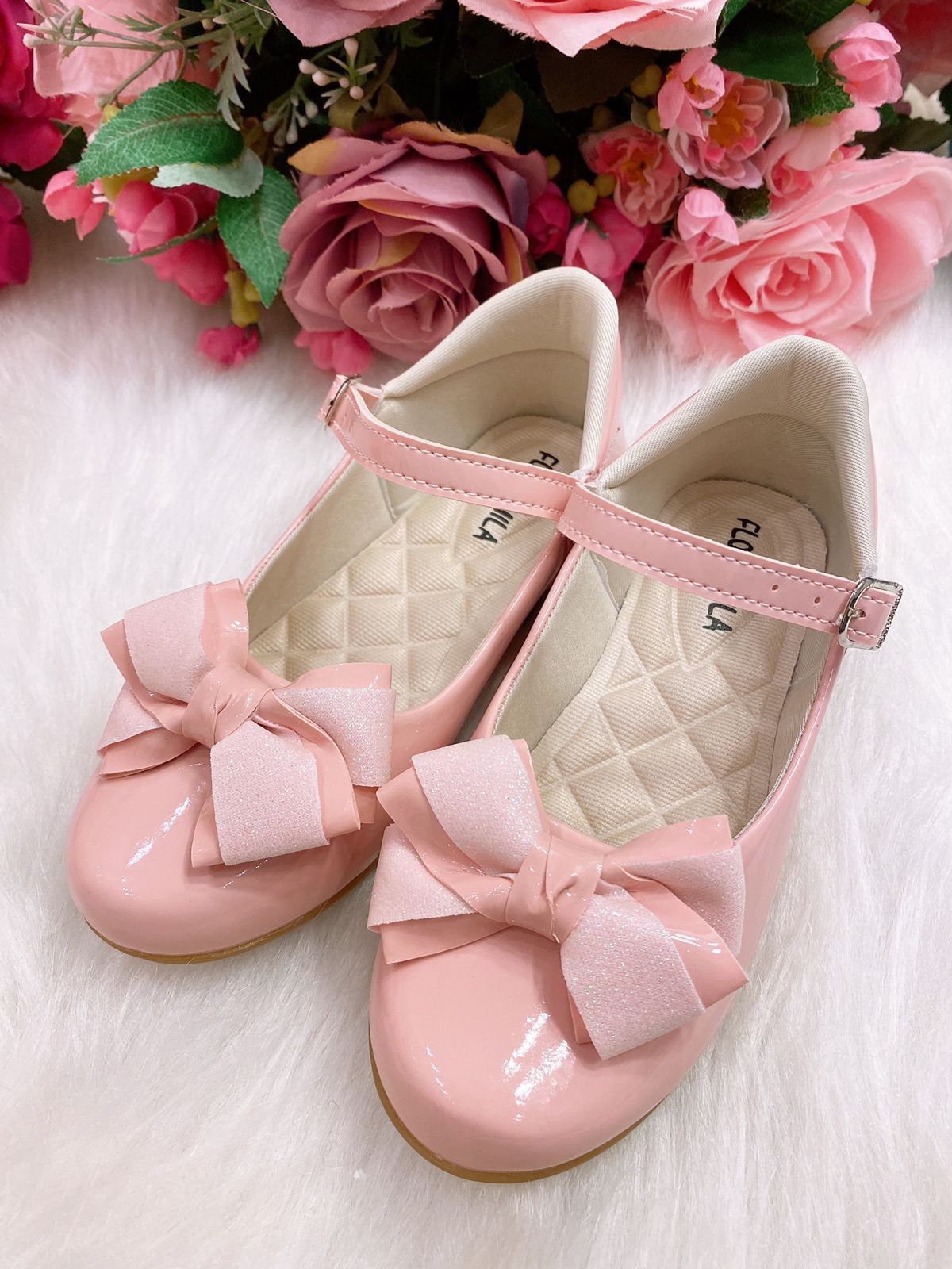 Sapatilha Flor Di Mila Fashion Rosa Bebê - Leveza e Charme para os Pezinhos | Bebeloo Kids
