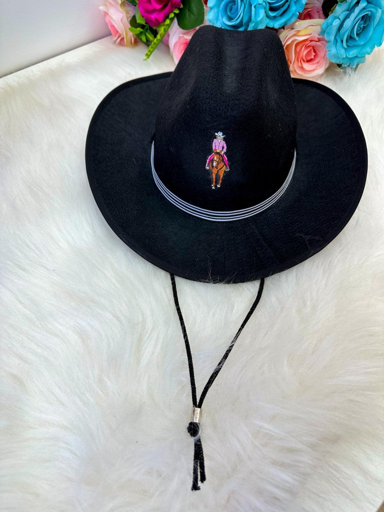 Chapeu/Chapéu Preto Meninas - Proteção com Estilo para os Pequenos | Bebeloo Kids