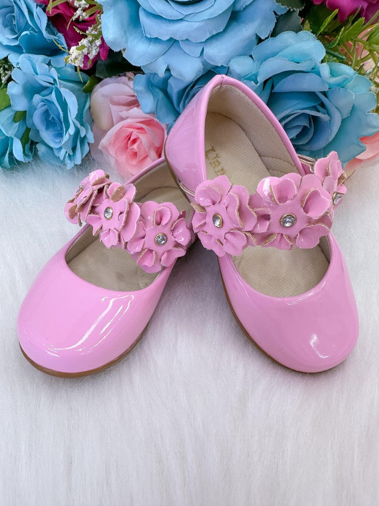Sapatilha Bruninha Flores Rosa - Leveza e Charme para os Pezinhos | Bebeloo Kids