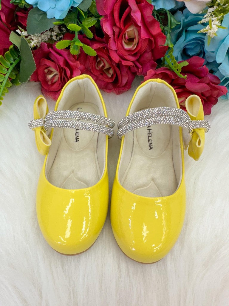 Sapatilha Flor Di MIla Maya Amarela - Leveza e Charme para os Pezinhos | Bebeloo Kids