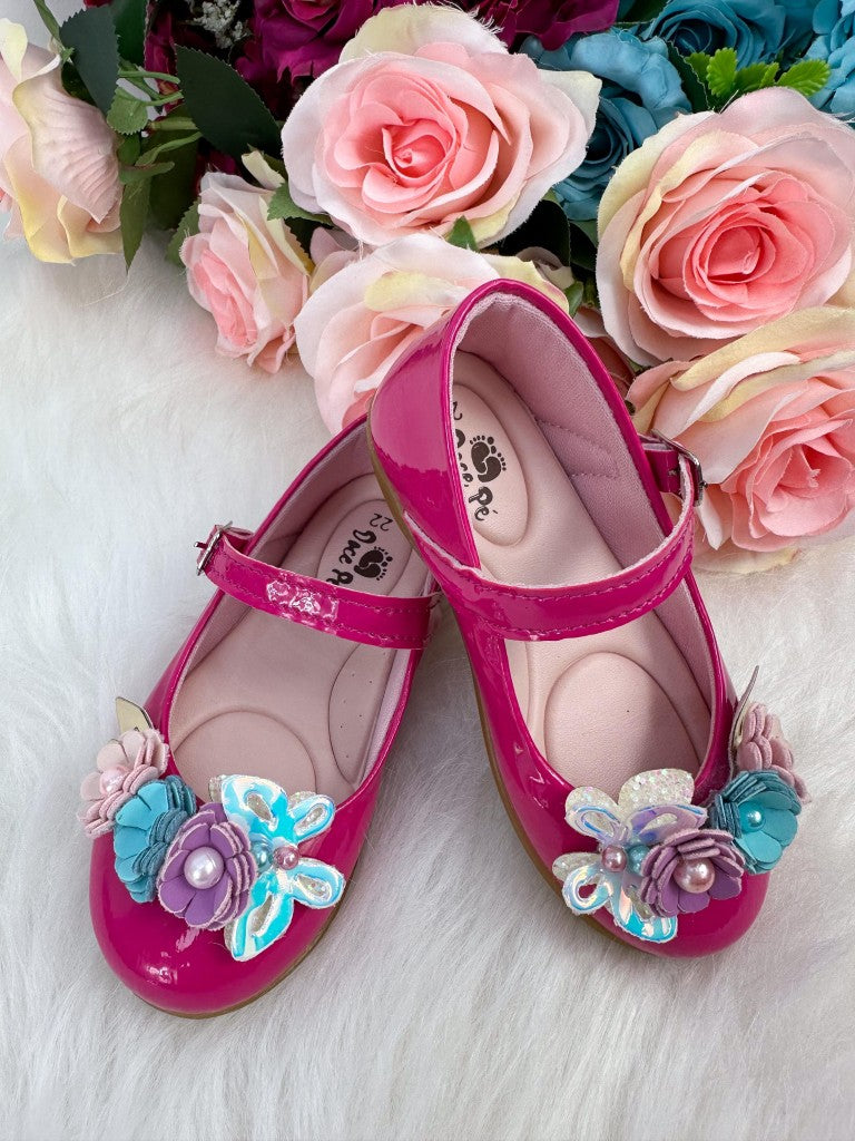 Sapatilha Doce Pe Juju Jardim Encantado Pink - Leveza e Charme para os Pezinhos | Bebeloo Kids