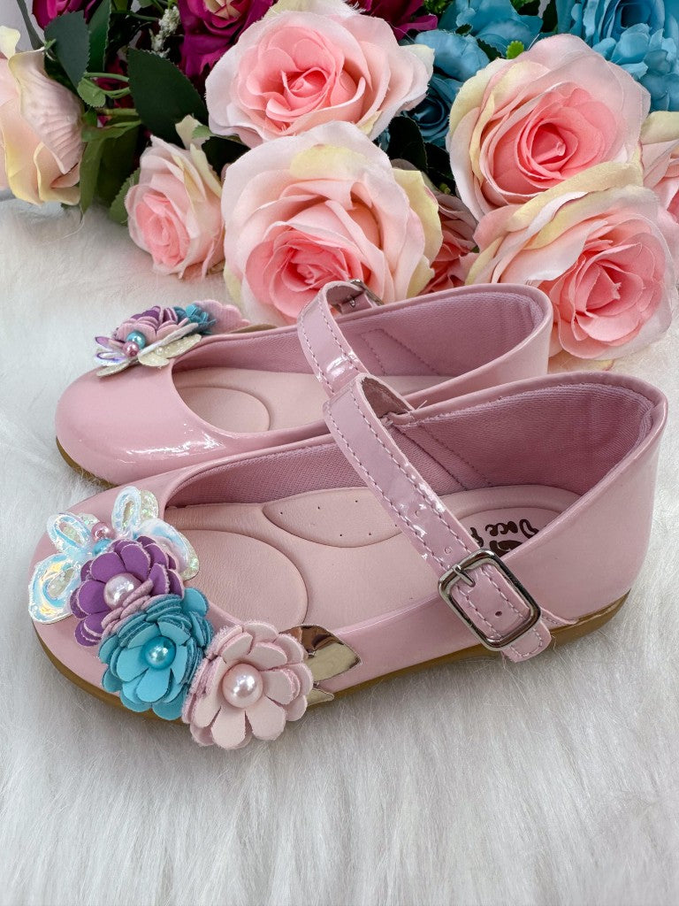 Sapatilha Doce Pe Juju Jardim Encantado Rosa - Leveza e Charme para os Pezinhos | Bebeloo Kids