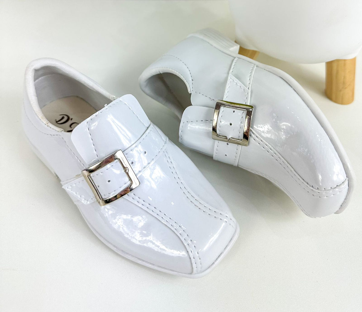 Sapato Social D Milan Branco - Elegância para Momentos Especiais | Bebeloo Kids