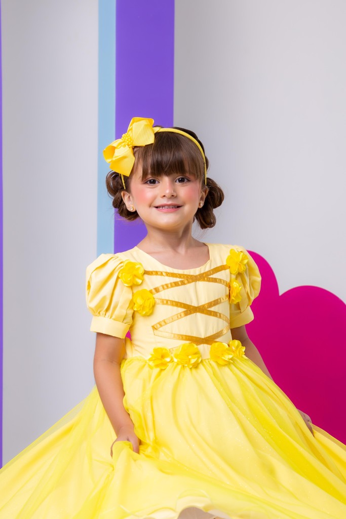 Vestido Bella Child/Fantasia Longa A Bela e a Fera - Leveza e Elegância para Meninas | Bebeloo Kids