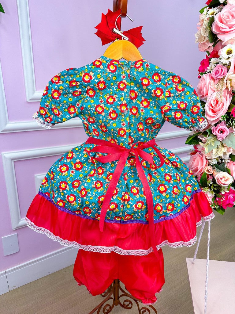 Vestido Junino Grete - Leveza e Elegância para Meninas | Bebeloo Kids