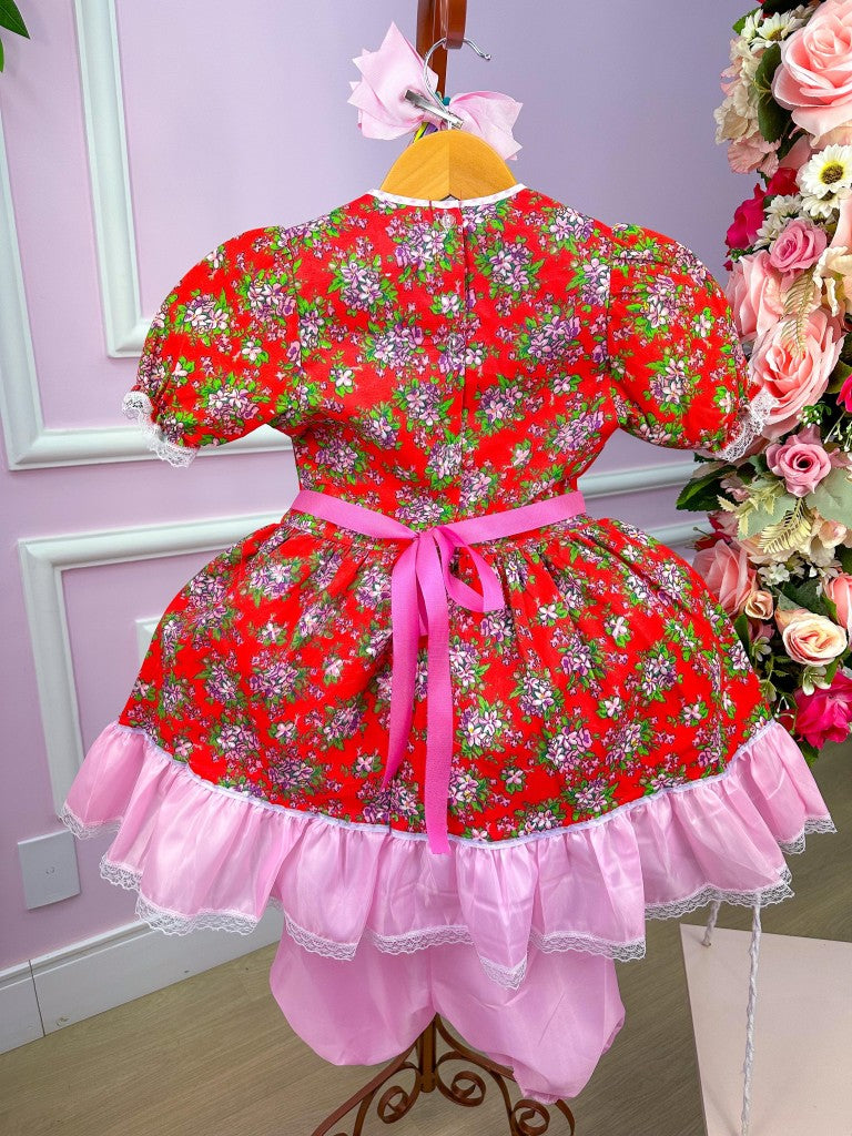 Vestido Junino Poliana - Leveza e Elegância para Meninas | Bebeloo Kids