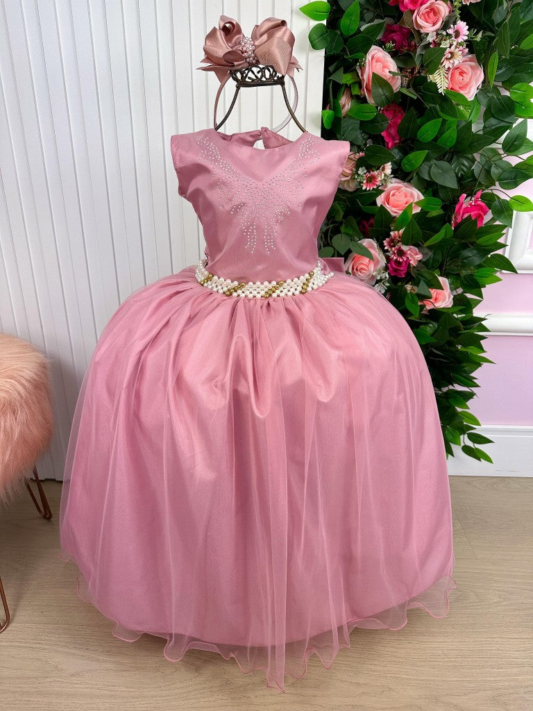 Vestido Marie Longo Larissa Rose - Leveza e Elegância para Meninas | Bebeloo Kids