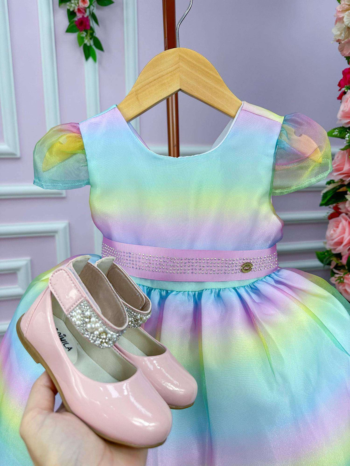 Vestido Miss Sweet Colorido - Arco Iris Candy