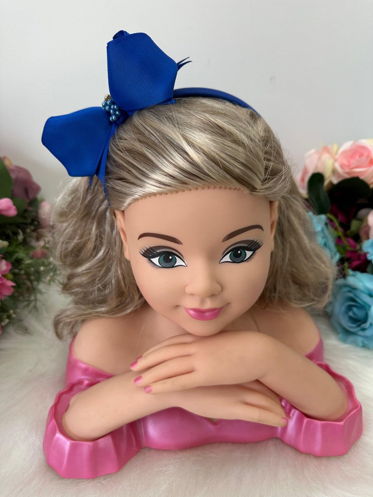 Tiara Bianca Azul Royal - Estilo e Elegância para os Pequenos | Bebeloo Kids