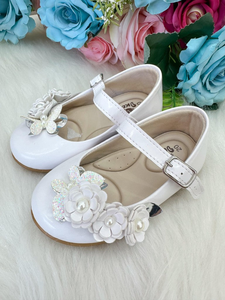 Sapatilha Doce Pe Juju Jardim Encantado Branco Modelo 2 - Leveza e Charme para os Pezinhos | Bebeloo Kids