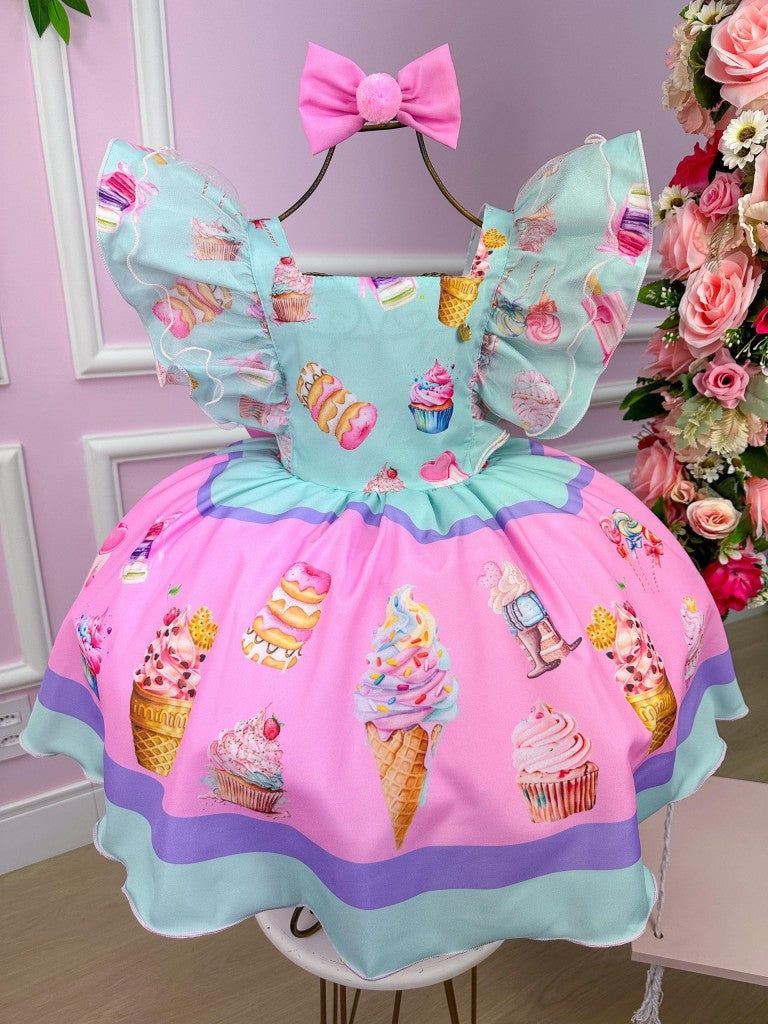 Vestido Tematicos Kids Doces - Doceria - Candy - Leveza e Elegância para Meninas | Bebeloo Kids
