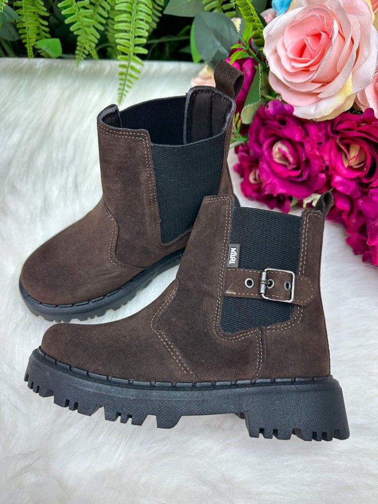 Bota Nilqi Mariana Café - Qualidade e Cuidado para os Pequenos | Bebeloo Kids