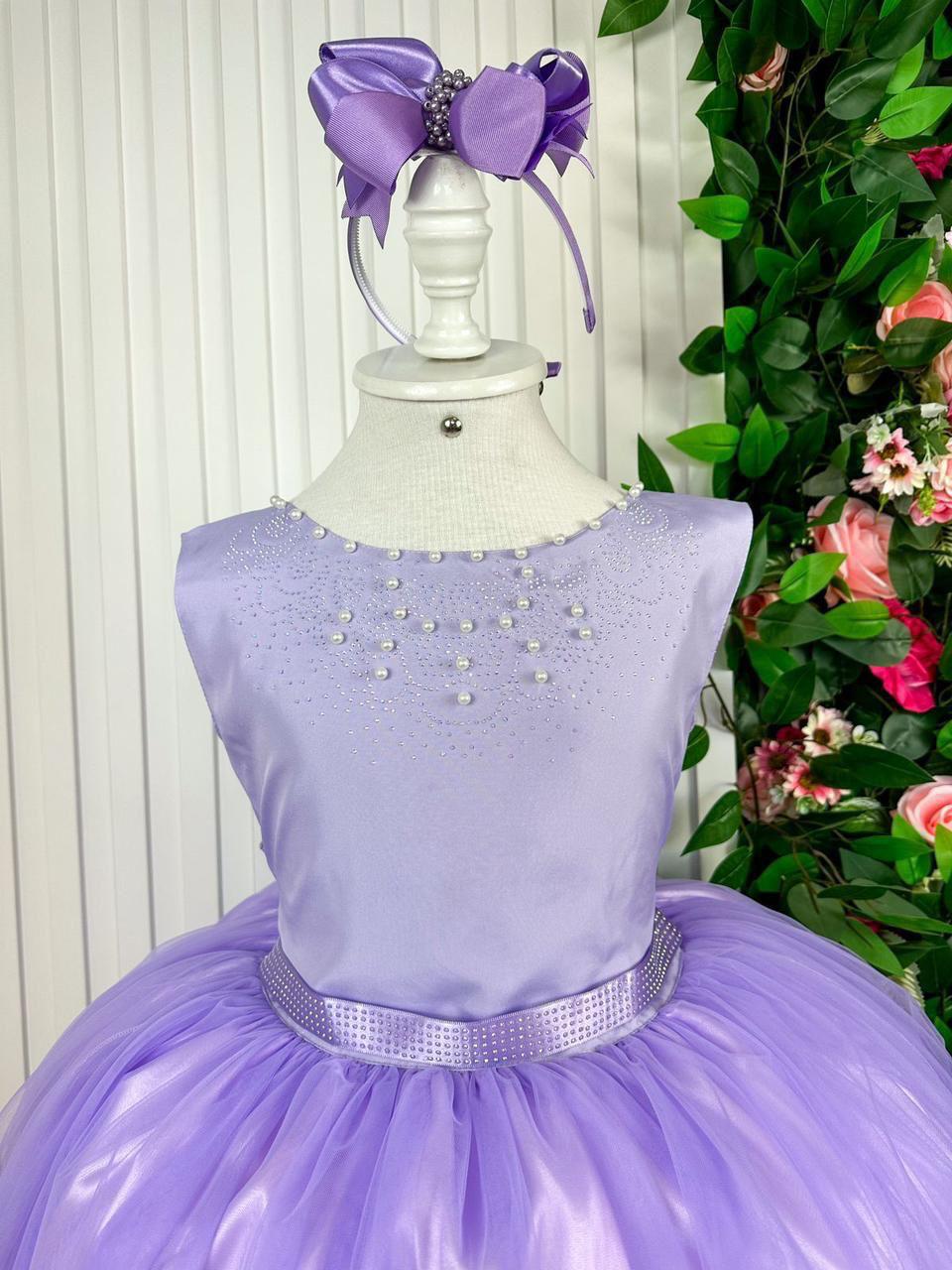 Vestido Enjoy Longo Regata Lilás - Leveza e Elegância para Meninas | Bebeloo Kids