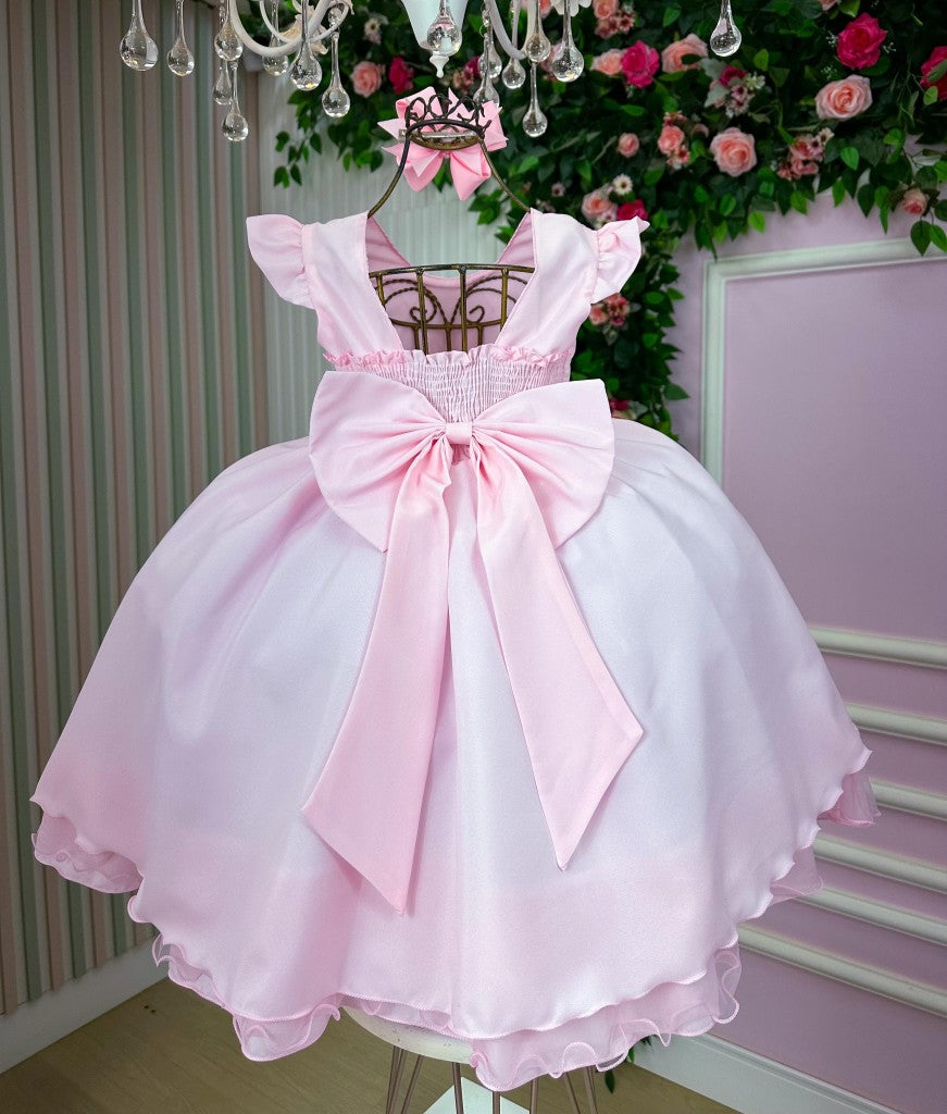 Vestido Ysa Kids Francine Rosa Bebe - Leveza e Elegância para Meninas | Bebeloo Kids
