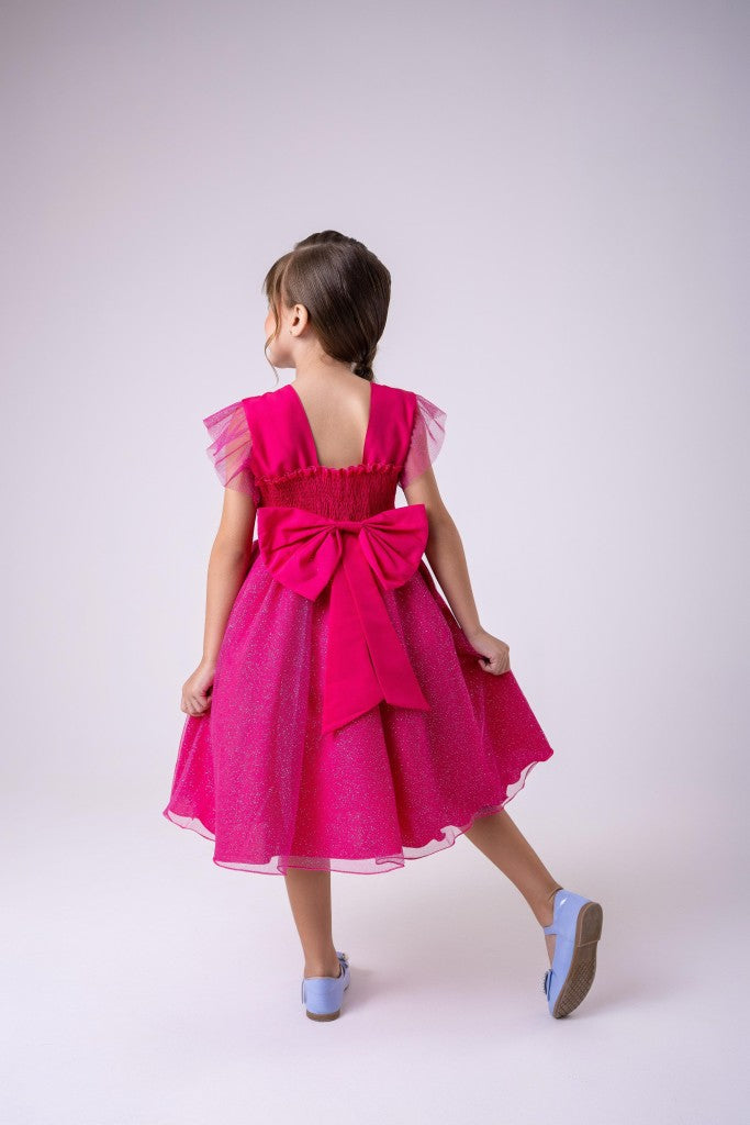 Vestido Tematicos Ysa Kids Lilo Stitch Pink Modelo 3 - Leveza e Elegância para Meninas | Bebeloo Kids