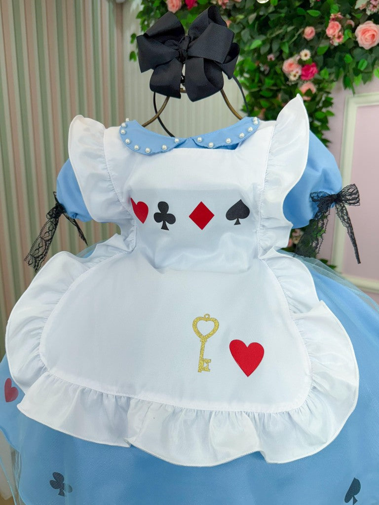 Vestido Princesa Alice no Pais das Maravilhas - Leveza e Elegância para Meninas | Bebeloo Kids