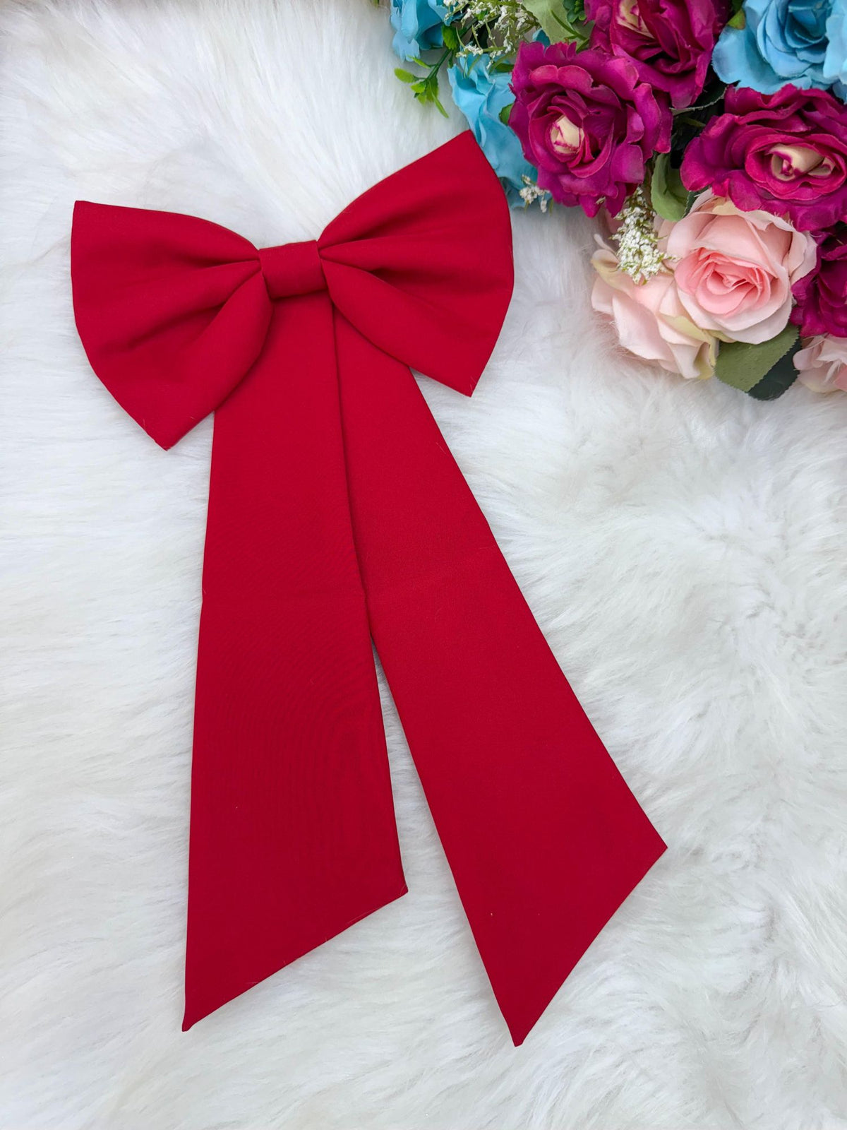 Laço Opcional / Faixa Do Vestido Selena Vermelho - Charme e Delicadeza para os Cabelos | Bebeloo Kids