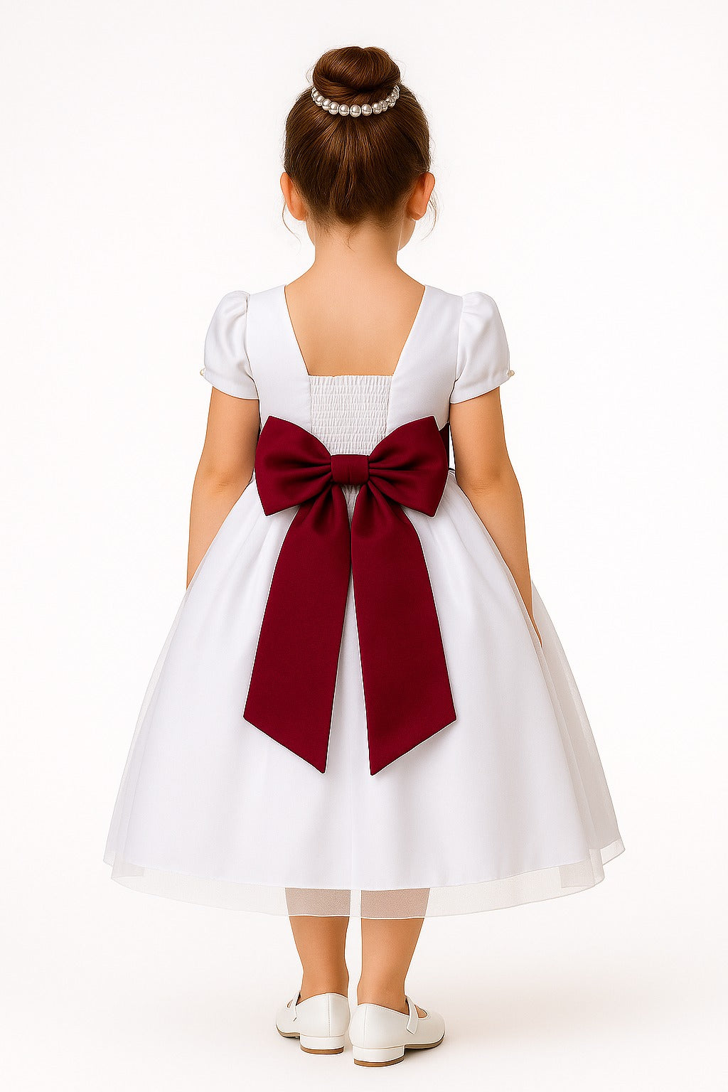 Laço Opcional / Faixa Do Vestido Selena Marsala - Charme e Delicadeza para os Cabelos | Bebeloo Kids