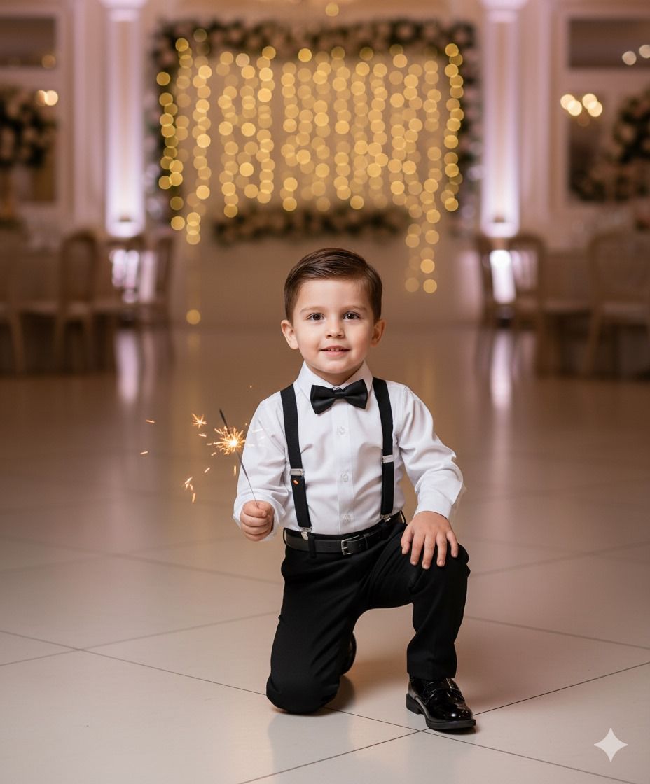 Conjunto Meninos Miss Cherry Leo Suspensorio Preto - Estilo Delicado para o Dia a Dia | Bebeloo Kids