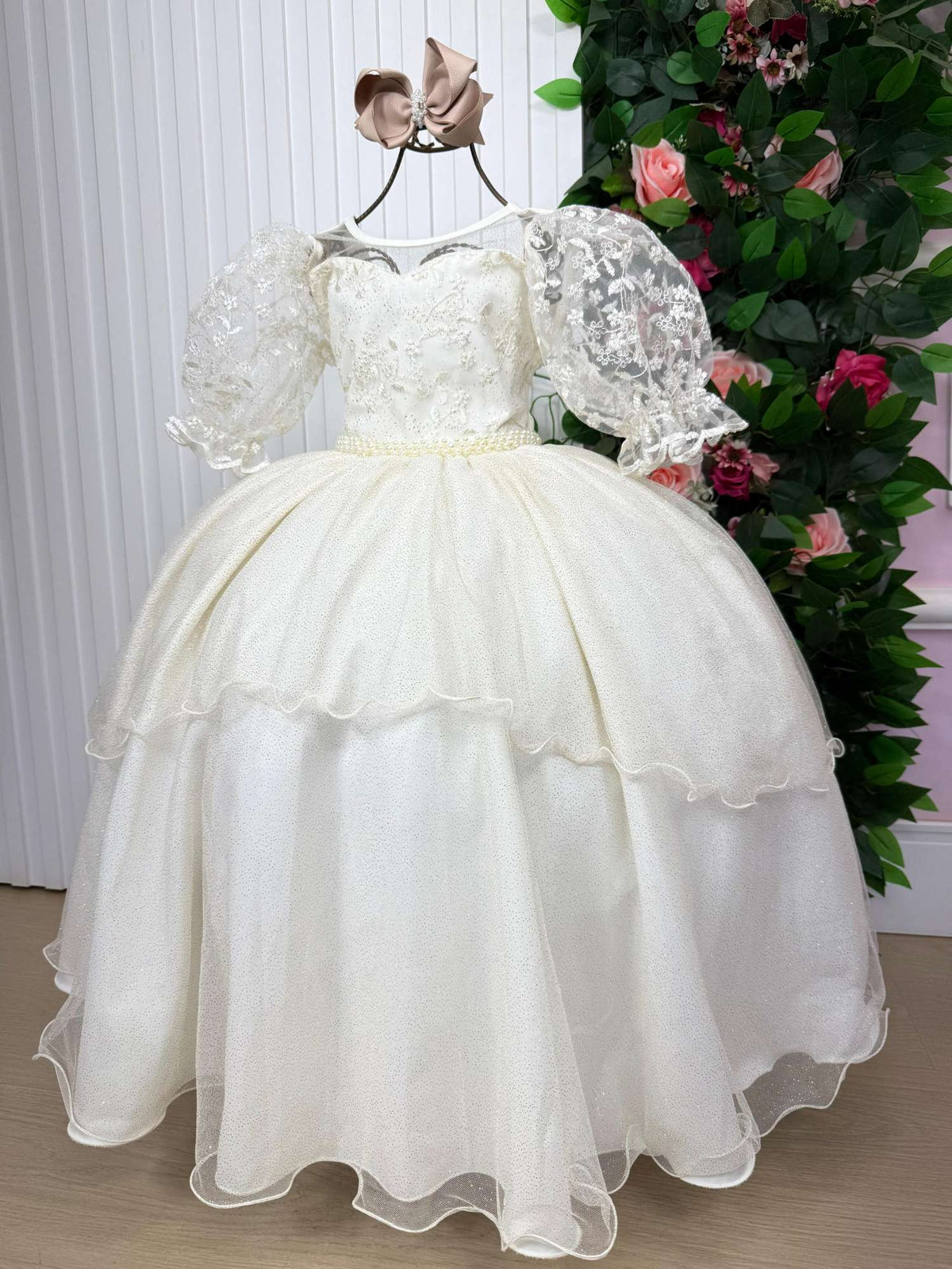 Vestido Bella Child Longo Eva Off - Leveza e Elegância para Meninas | Bebeloo Kids