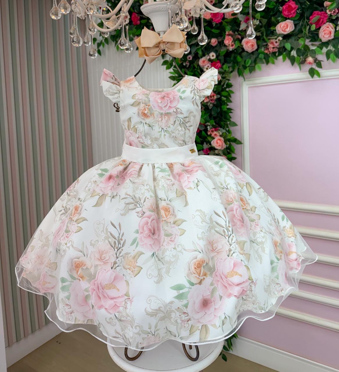Vestido Mini Miss Luma Off - Leveza e Elegância para Meninas | Bebeloo Kids