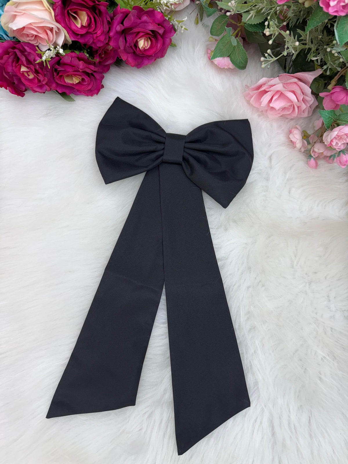 Laço Opcional / Faixa Do Vestido Selena Preto - Charme e Delicadeza para os Cabelos | Bebeloo Kids
