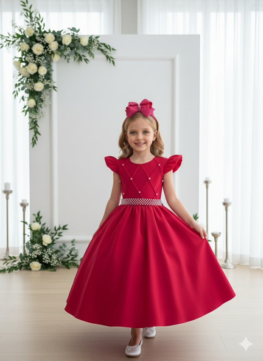 Vestido Ysa Kids Ariane Longo Pink - Leveza e Elegância para Meninas | Bebeloo Kids