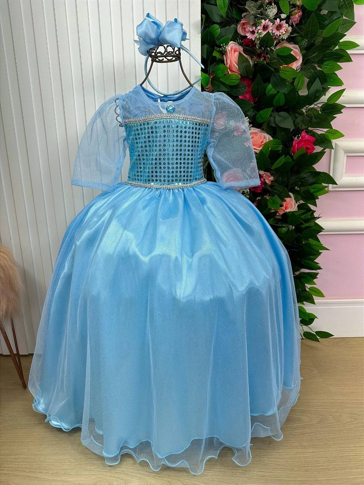 Fantasia Princesa Frozen + Saiote - Qualidade e Cuidado para os Pequenos | Bebeloo Kids