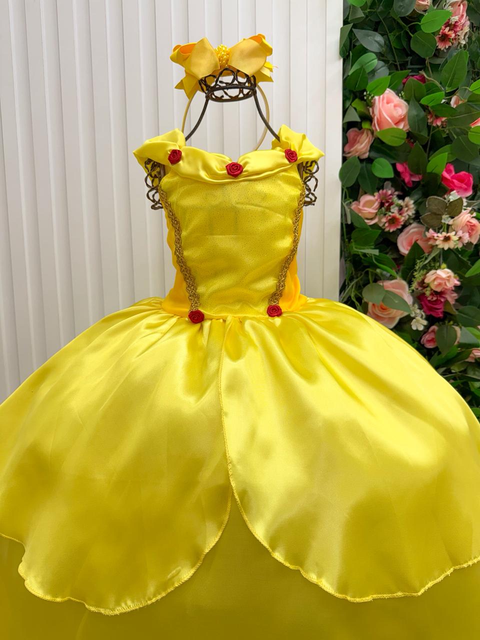 Fantasia Princesa Bebeloo Kids A Bela E A Fera Longa - Diversão e Encanto para Brincar | Bebeloo Kids