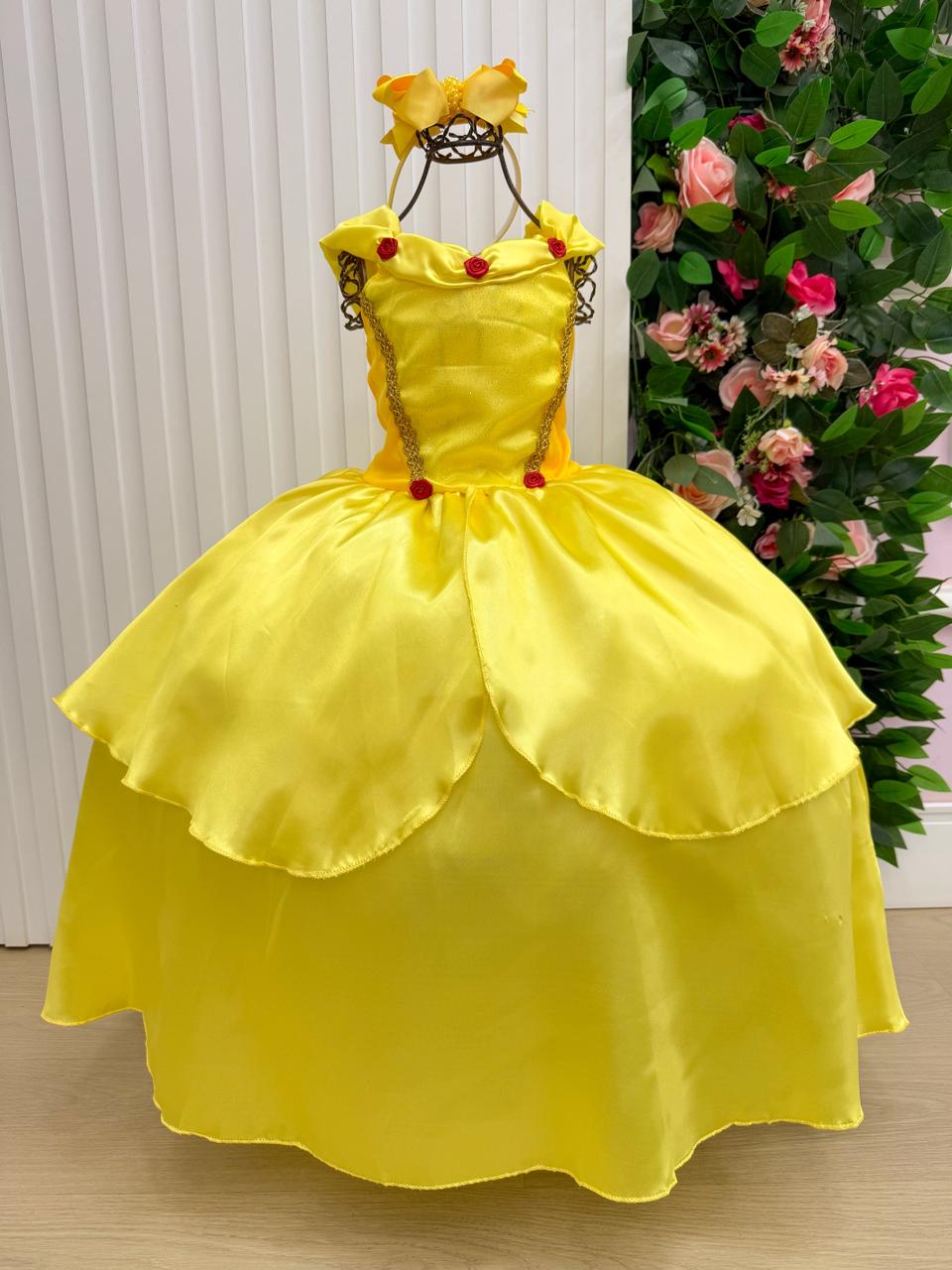 Fantasia Princesa Bebeloo Kids A Bela E A Fera Longa | Bebeloo Kids