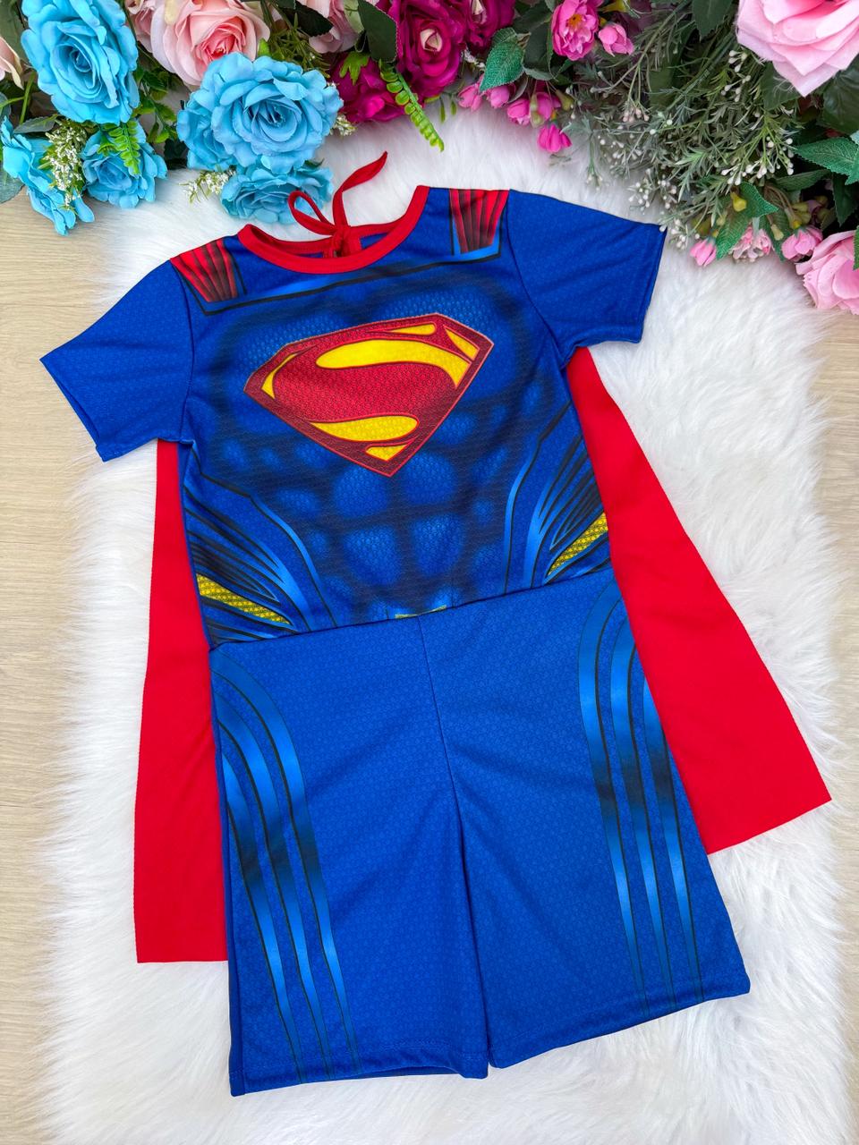 Fantasia Super Homem Modelo 1 - Qualidade e Cuidado para os Pequenos | Bebeloo Kids