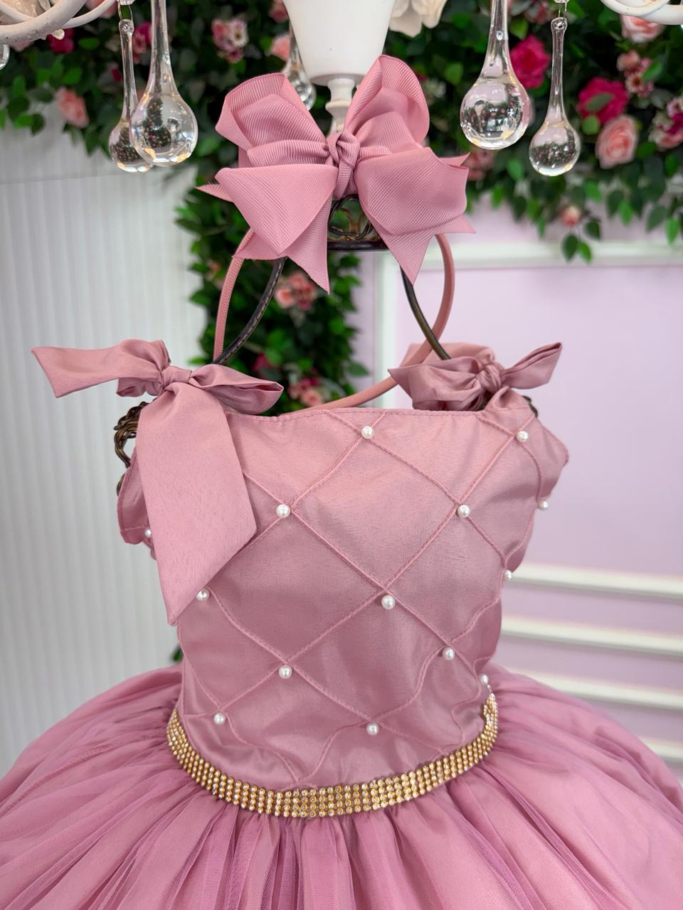 Vestido Marie Mariely Rose - Leveza e Elegância para Meninas | Bebeloo Kids