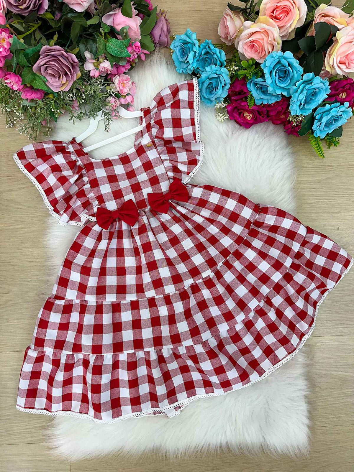Vestido Banana Club Aline Xadrez - Leveza e Elegância para Meninas | Bebeloo Kids