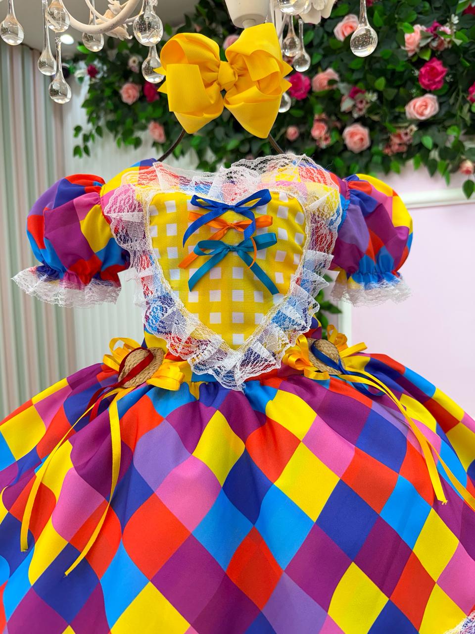 Vestido Marie Junino Coração Caipira - Leveza e Elegância para Meninas | Bebeloo Kids