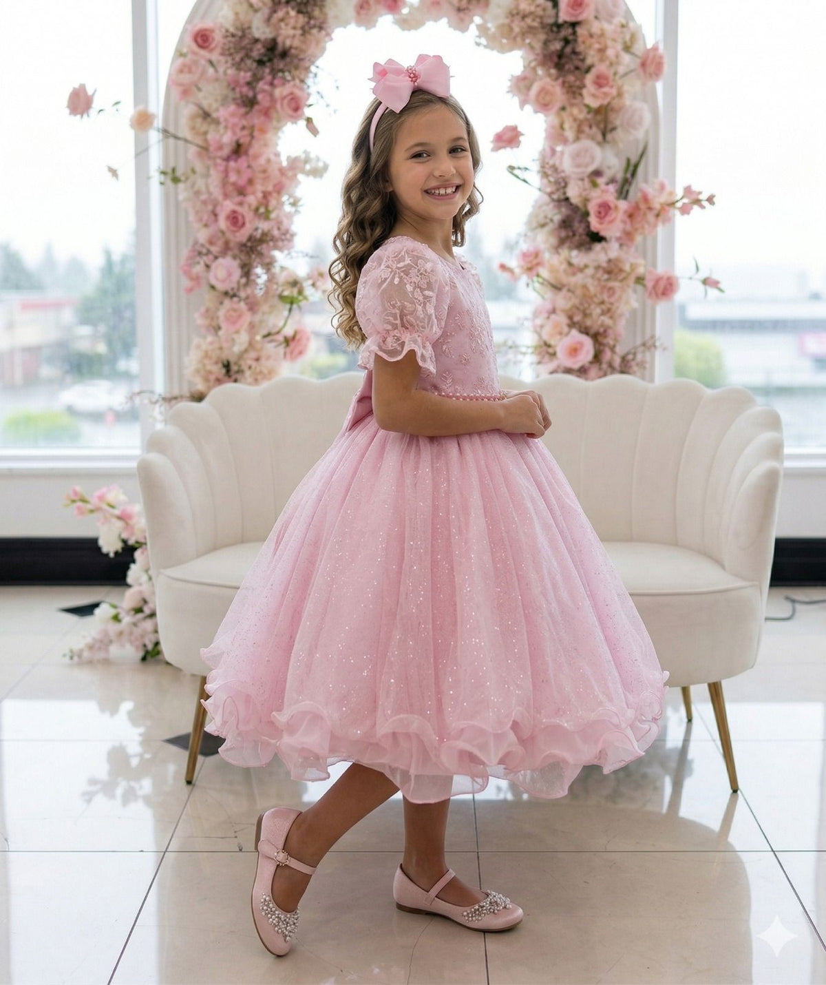Vestido Bella Child Laize Rosa Bebe - Leveza e Elegância para Meninas | Bebeloo Kids