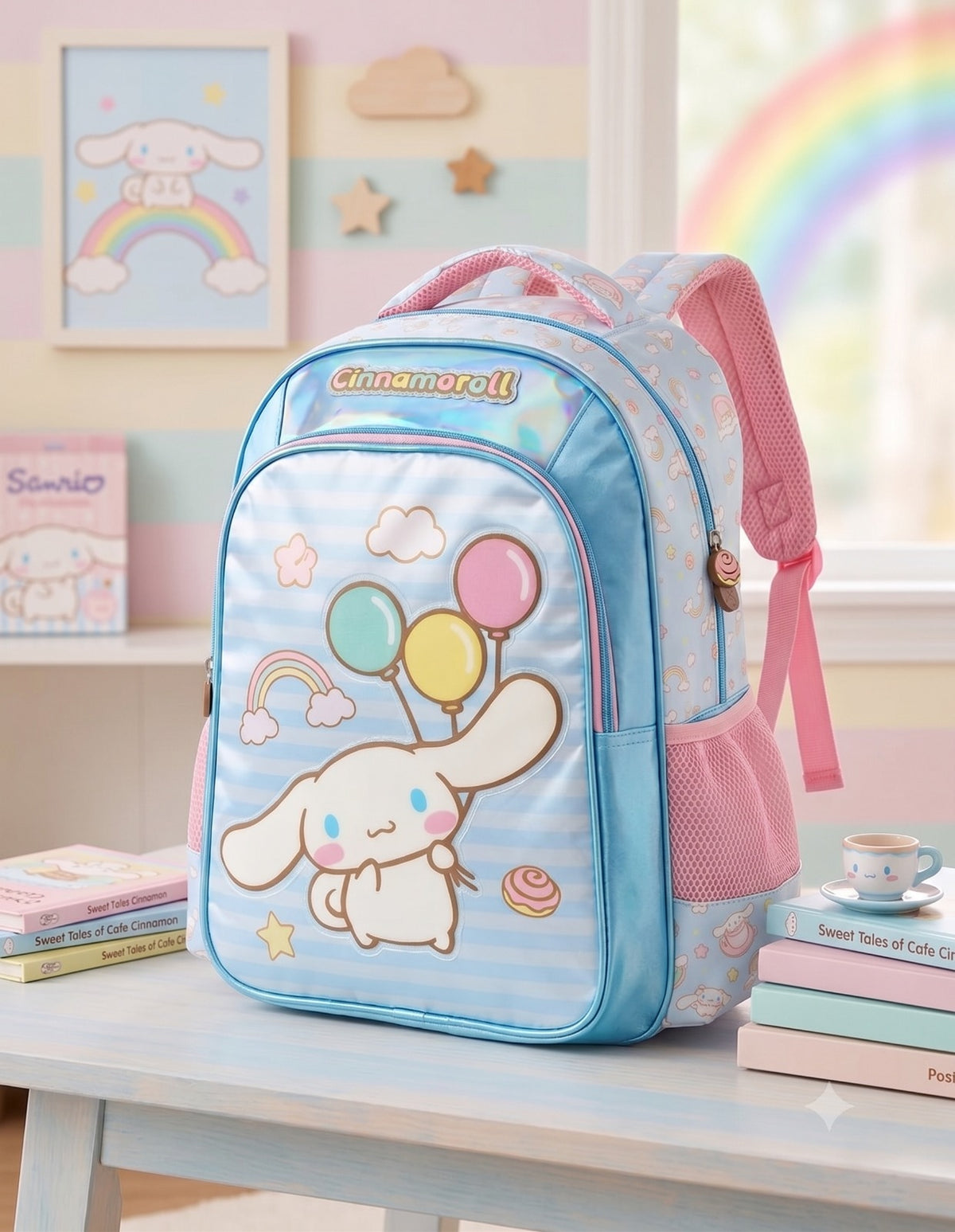 Mochila De Costa Cinnamoroll | Bebeloo Kids