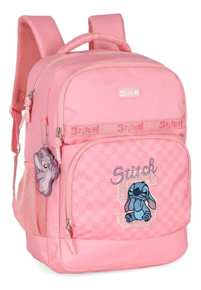 Mochila De Costa Stitch Rosa | Bebeloo Kids