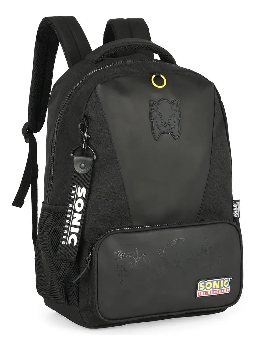 Mochila De Costa Sonic Preto - Delicadeza para Completar o Look | Bebeloo Kids