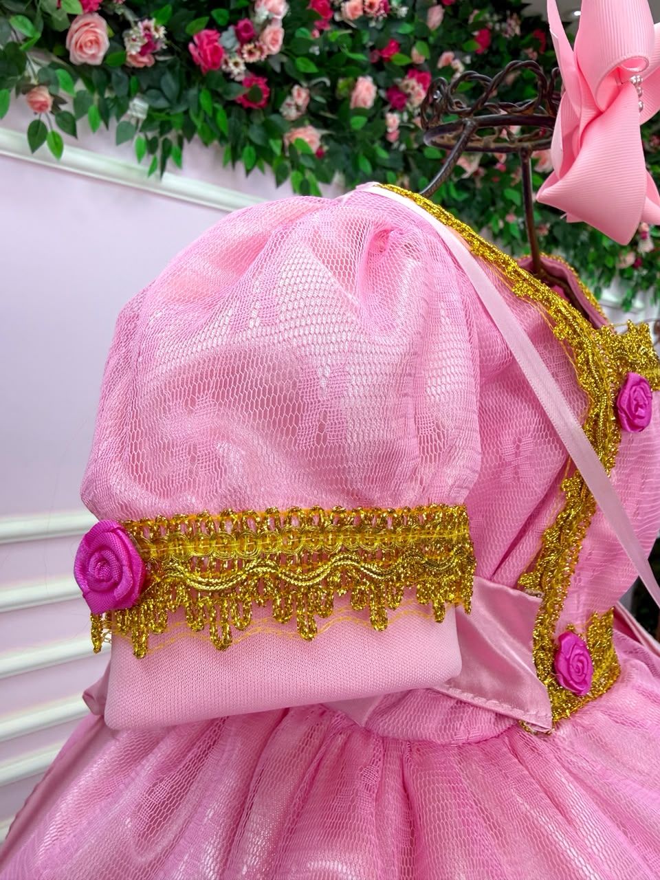 Fantasia Princesa Belli Doce Realeza Princesa Rosa (FPBDRPR)