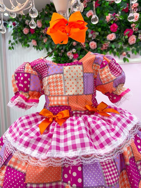 Vestido Junino Mimadine Luxo Pamela (VESTJNNMMDLXPM)