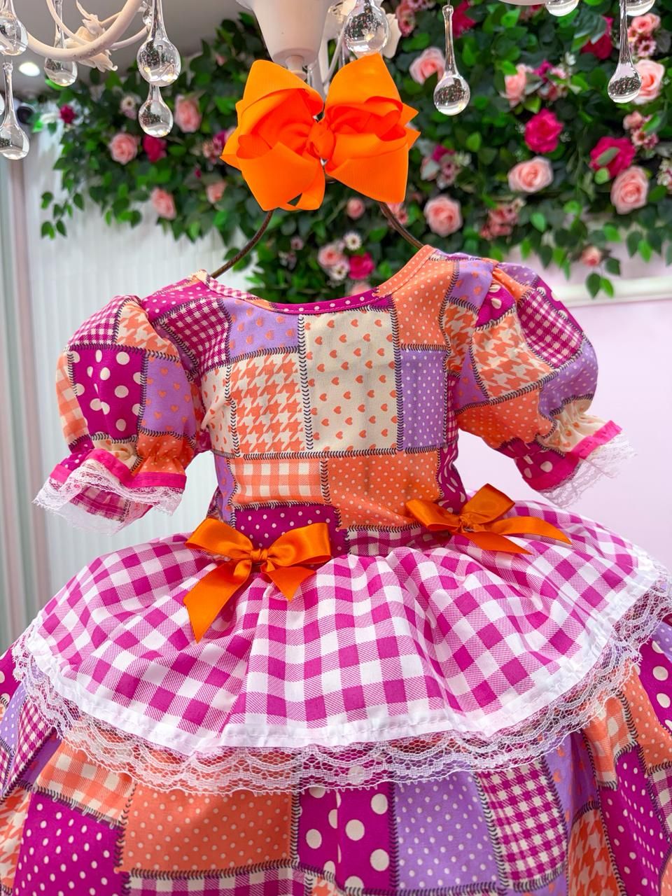 Vestido Junino Mimadine Luxo Pamela (VESTJNNMMDLXPM)