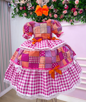 Vestido Junino Mimadine Luxo Pamela (VESTJNNMMDLXPM)