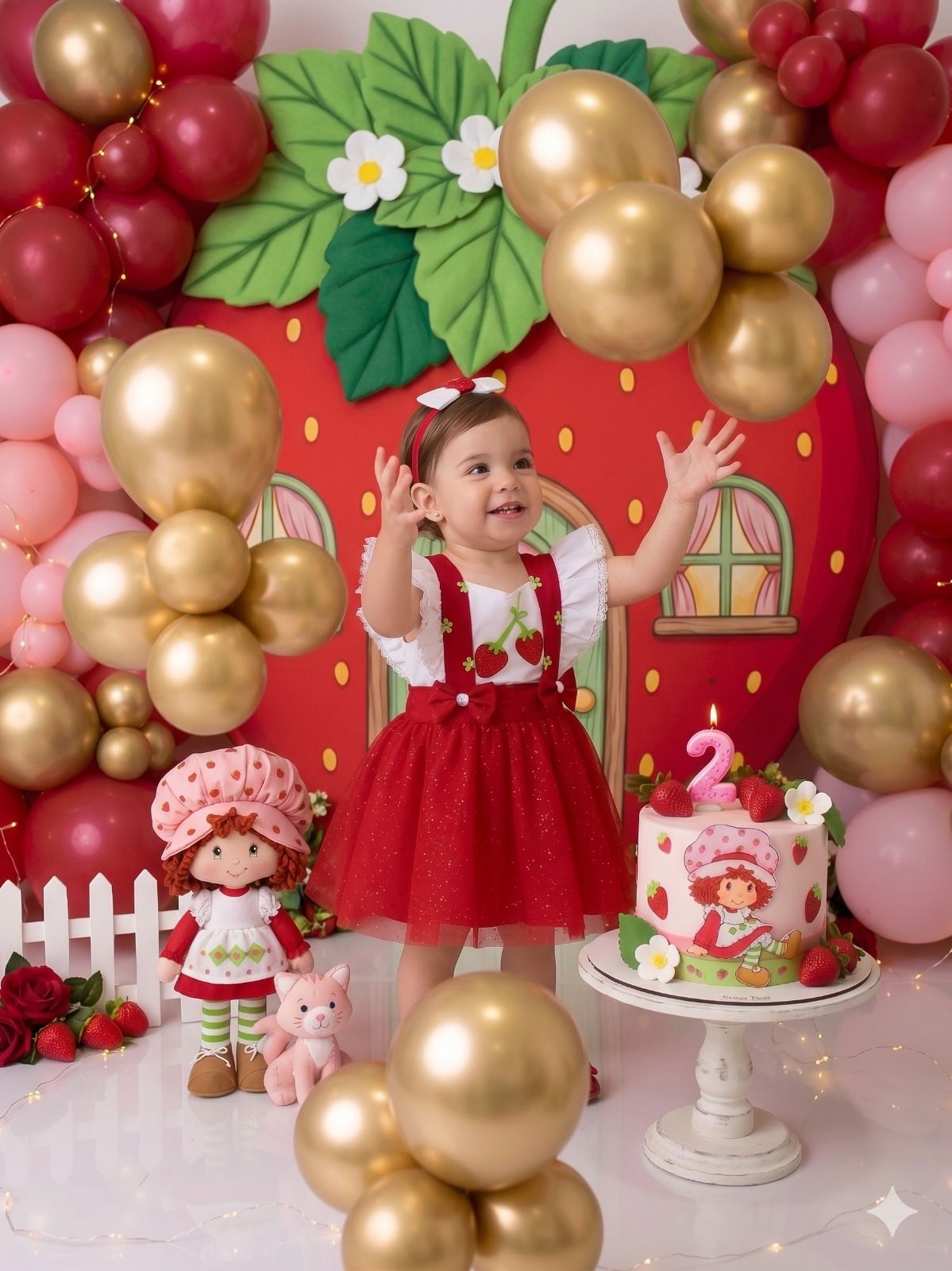Romper/Vestido Princesa Bebeloo Kids Moranguinho - Diversão e Encanto para Brincar | Bebeloo Kids